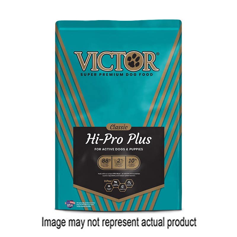 Victor Classic 24595139 Dog Food, L, Dry, Beef, Chicken, Fish, Pork, 15 lb, Bag