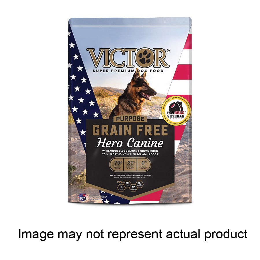 Victor Dog Food, Dry, Beef, Fish, Pork, 50 lb, Bag