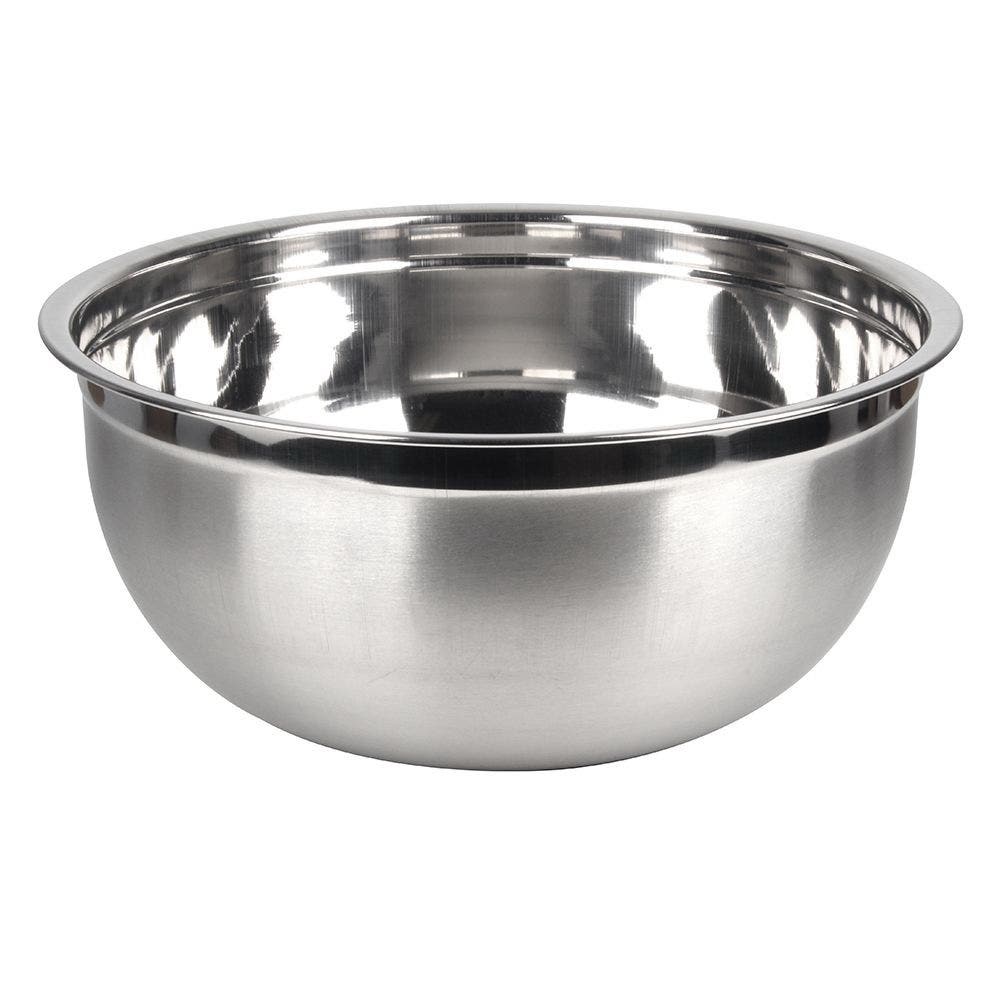 Lindy's Heavy-Duty Bowl, 20 qt Capacity, 16.69 in Dia, Stainless Steel, Multi-Color, Polished