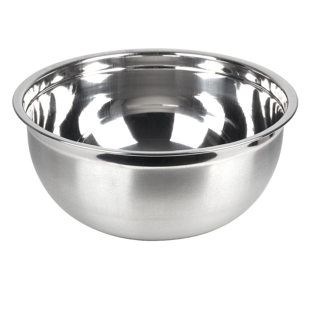 Lindy's Heavy-Duty Bowl, 20 qt Capacity, 16.69 in Dia, Stainless Steel, Multi-Color, Polished