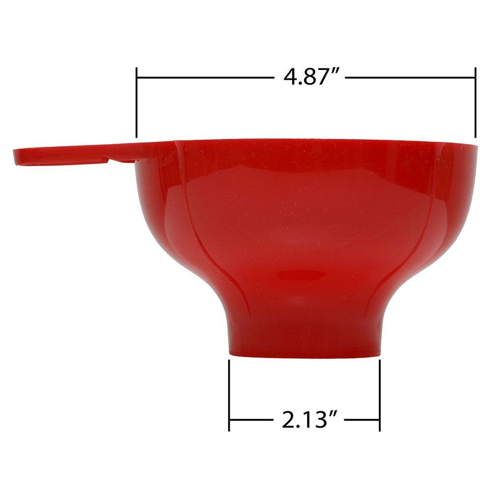 VKP Canning Funnel, Plastic, Red