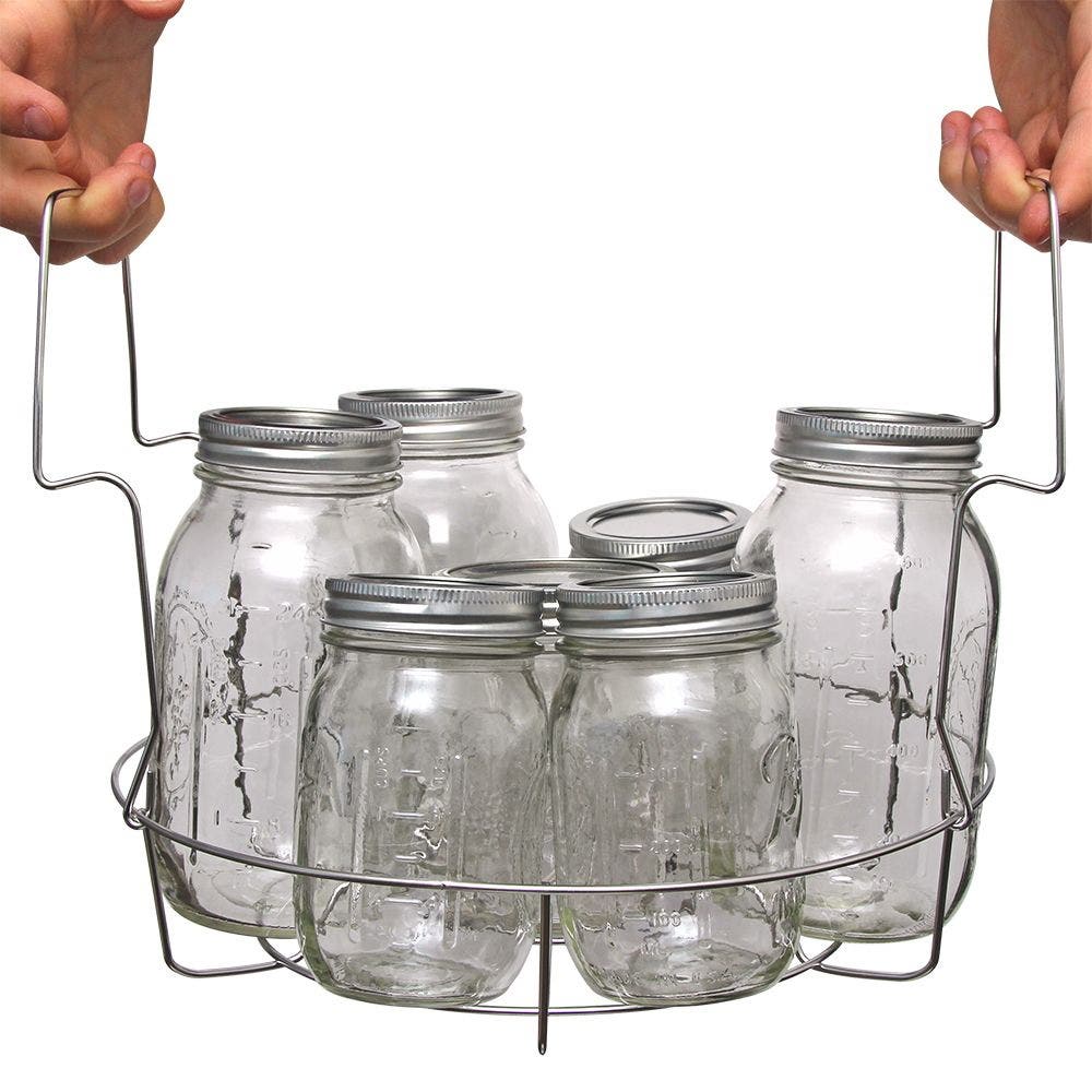 VKP Canning Rack, 2-1/2 in H, Stainless Steel