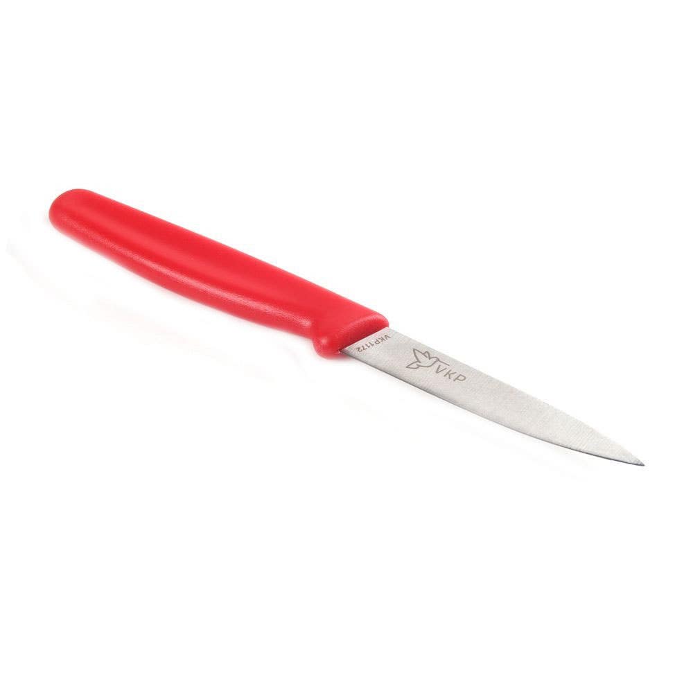 VKP Paring Knife - 3.5" Stainless Steel Straight Edge Blade - Comfort Grip Handle