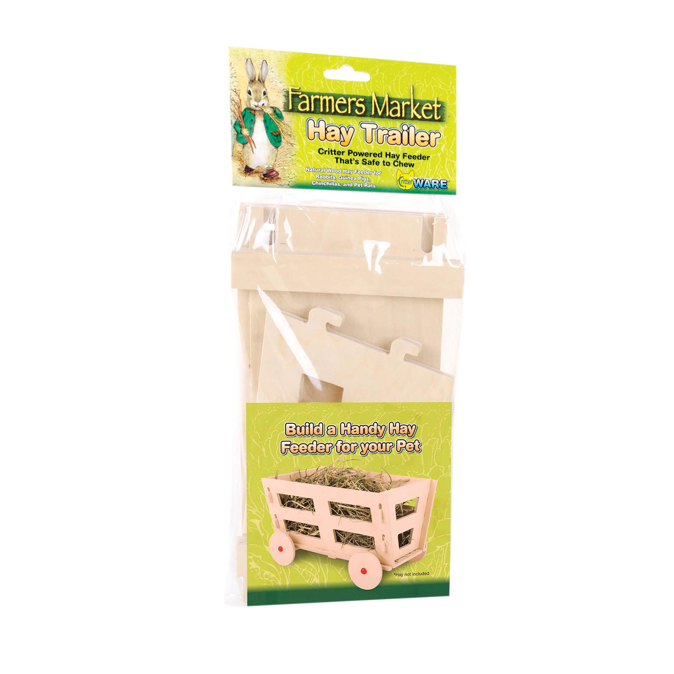 Ware 13104 Hay Trailer, 8-3/4 in W, 4-3/4 in D, 6 in H, Wood