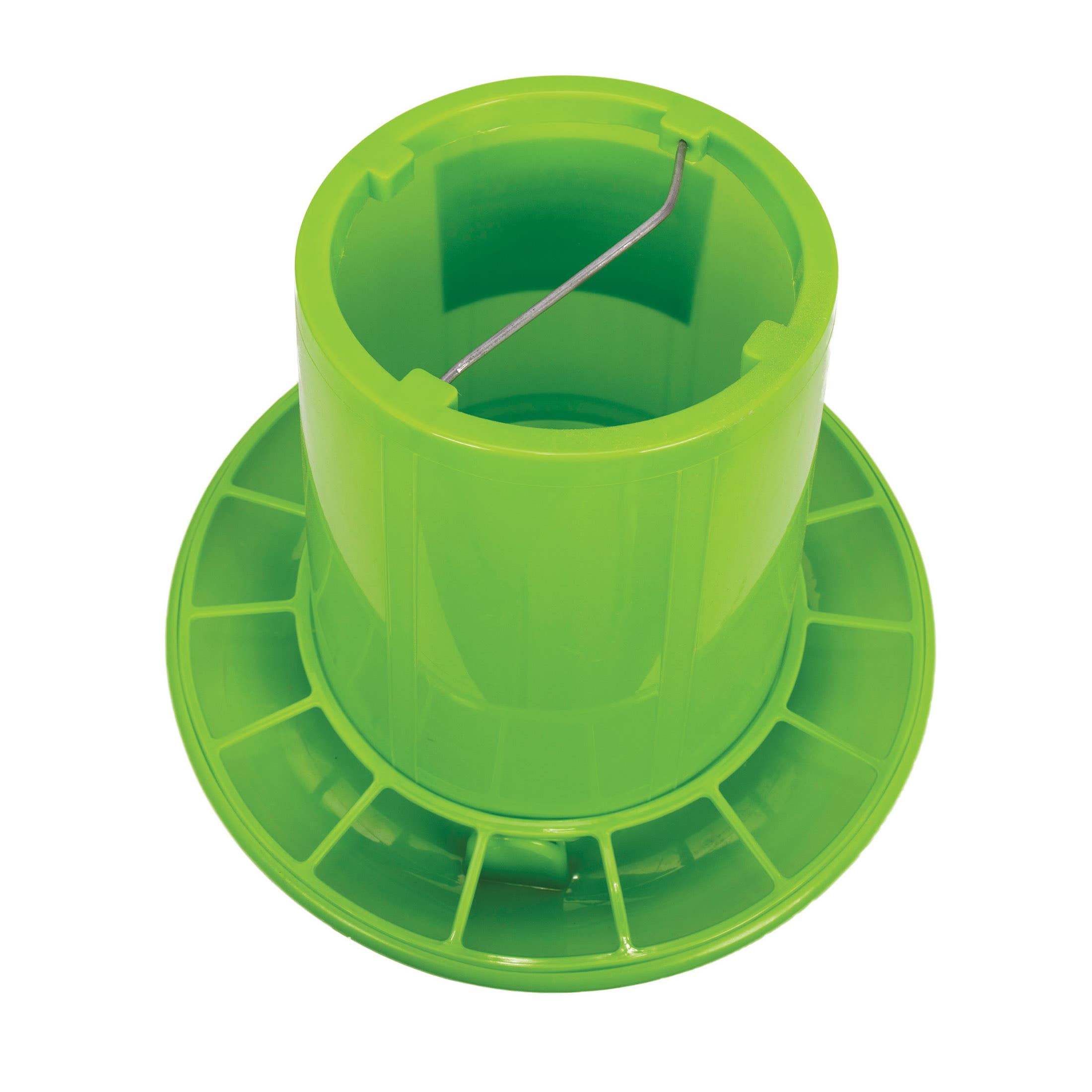 Ware Large Chicken Feeder, 17.5 lb Capacity, Plastic, Green, Hang Mounting