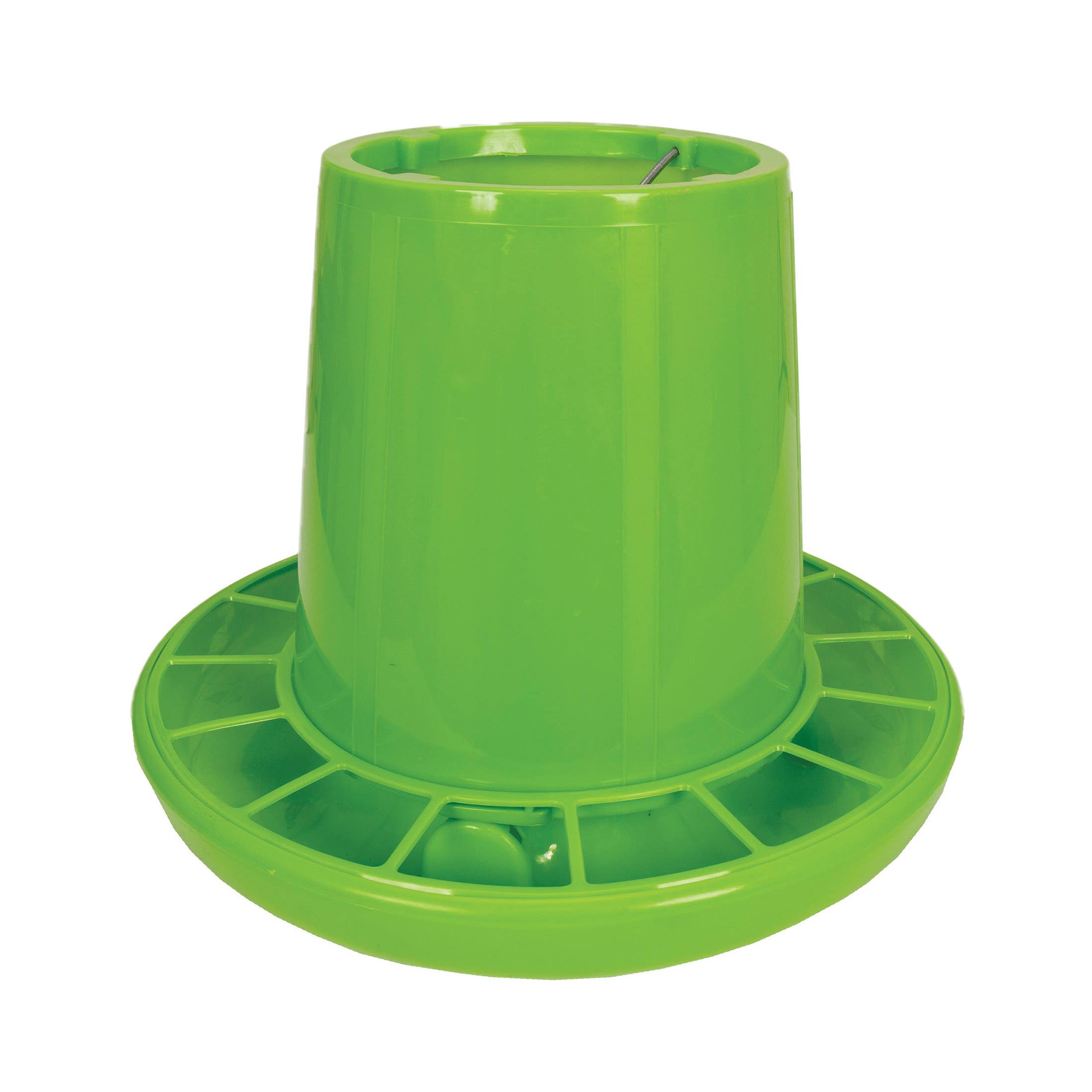Ware Large Chicken Feeder, 17.5 lb Capacity, Plastic, Green, Hang Mounting