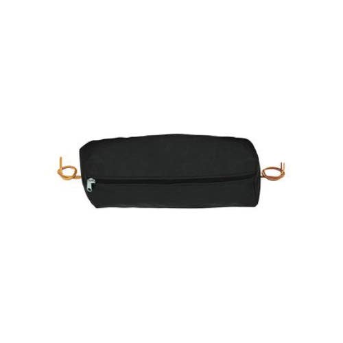 Weaver Leather Rectangular Nylon Cantle Bag, Large/Black