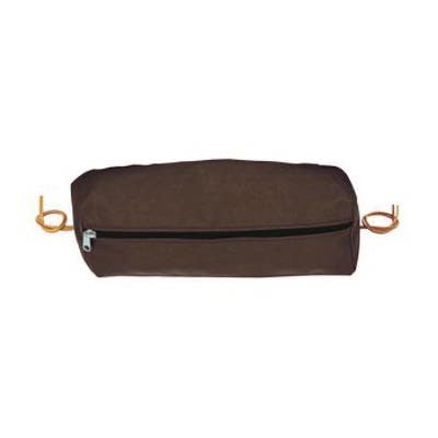 Weaver Leather Rectangular Nylon Cantle Bag, Large/Brown