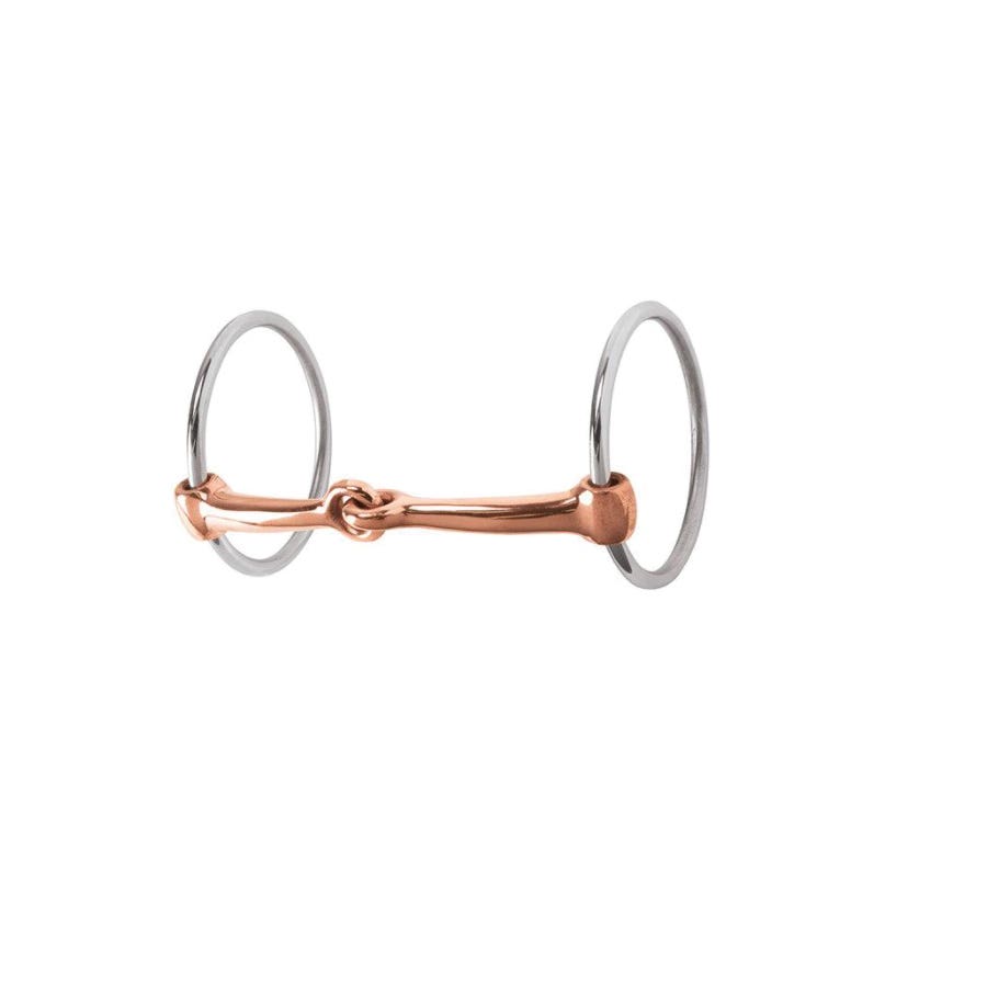 Weaver Leather Professional Series Ring Bit, 5 in Mouth, Copper/Stainless Steel
