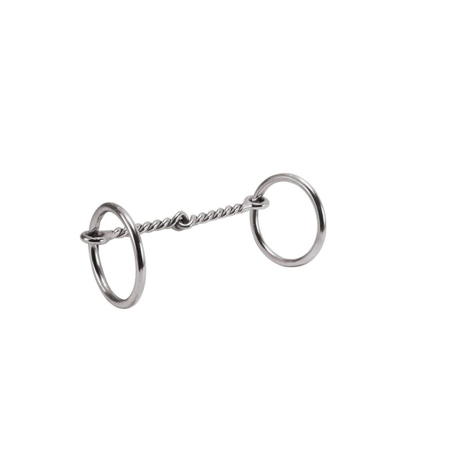 Weaver Leather Pony Ring Bit, 4-1/2 in Mouth, Steel