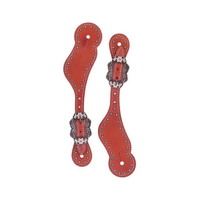 Weaver Leather Spur Strap, Women's, Leather, Canyon Rose