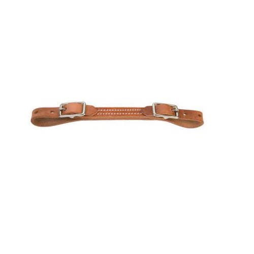 Weaver Leather Harness Curb Strap, Flat, Leather, Russet