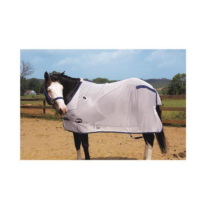 Weaver Leather Mesh Fly Sheet, 74 in, Polyester, White