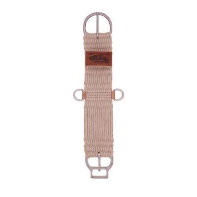 Weaver Leather Strand Straight Smart Cinch, 22 in, 5 in W, Mohair/Rayon, Natural