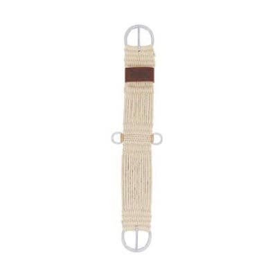 Weaver Leather 27-Strand Straight Cinch, 34 in, 5 in W, Mohair, Natural