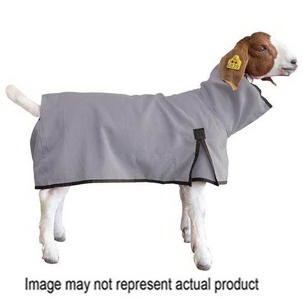Weaver Livestock Goat Blanket, S, Gray, D-Ring Closure