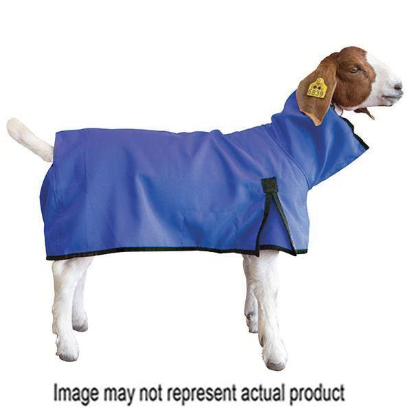Weaver Livestock Goat Blanket, L, Blue, D-Ring Closure