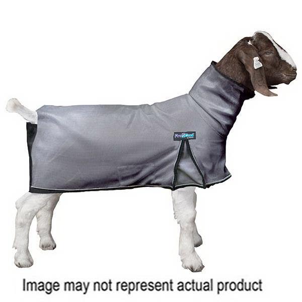 Weaver Livestock ProCool Goat Blanket, L, Gray, Ring, Snap Closure