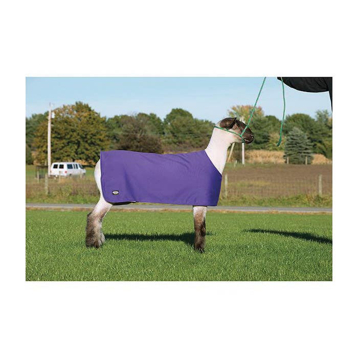 Weaver Livestock Sheep and Goat Underblanket, XS/S, Fleece/Jersey, Purple, D-Ring Closure