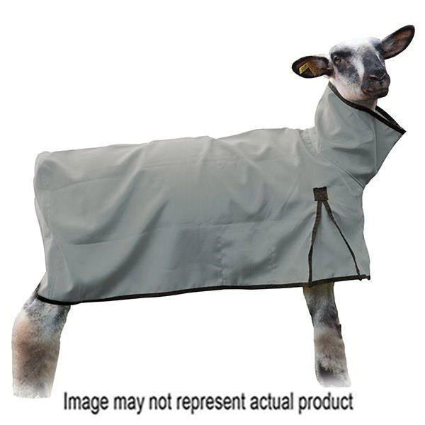 Weaver Livestock Sheep Blanket, S, Gray, D-Ring Closure - 826283
