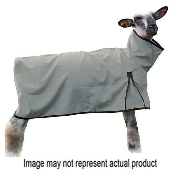 Weaver Livestock Sheep Blanket, L, Gray, D-Ring Closure - 826295