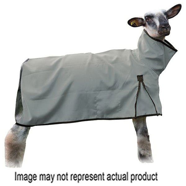 Weaver Livestock Sheep Blanket, L, Gray, D-Ring Closure - 826313