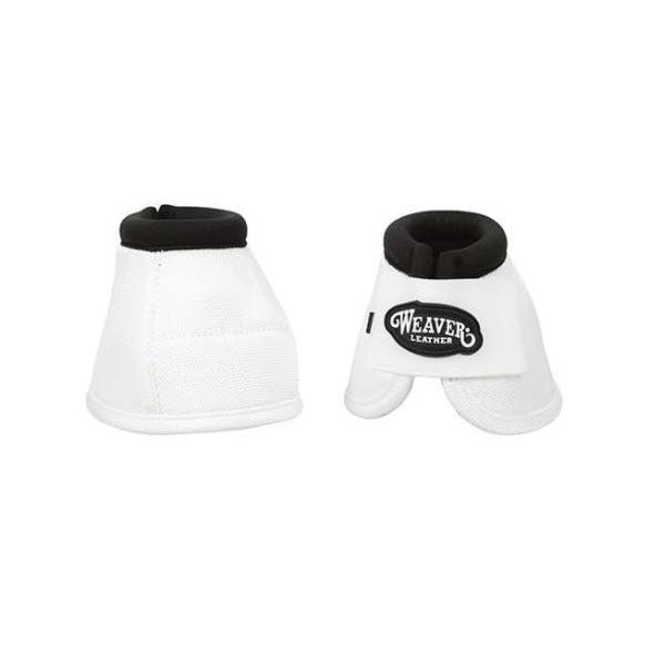 Weaver Leather BALLISTIC Bell Boots, L, Neoprene/Nylon, White