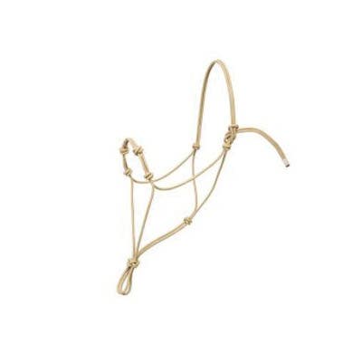 Weaver Leather Silvertip Four-Knot Rope Halter, Average, Tan