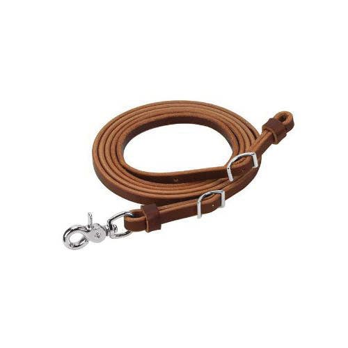 Weaver Leather Horizons Series Roper Rein, 8 ft L, 1/2 in W, Leather, Sunset