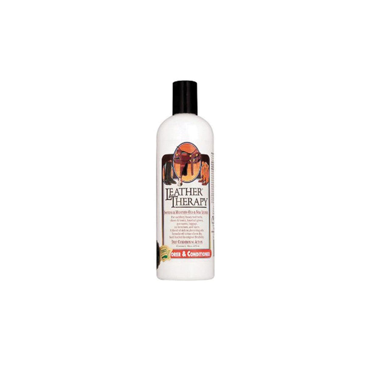 Weaver Leather Restorer and Conditioner, Liquid, Amber, Mild, 16 oz