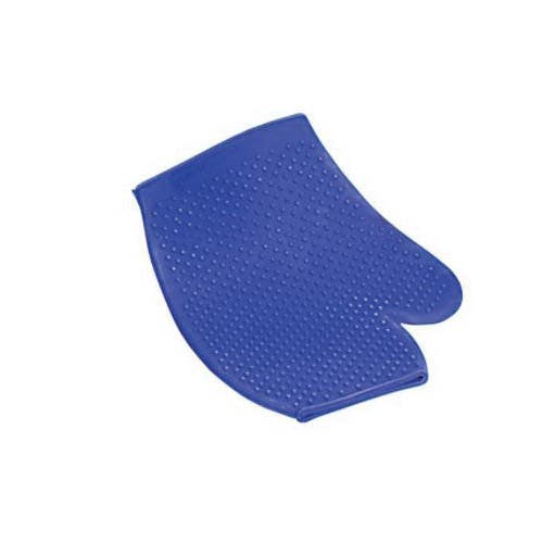 Weaver Leather Massage Gloves, Rubber, Blue