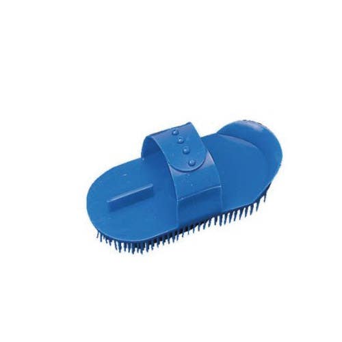 Weaver Leather Massage Curry Comb, Polyteen, Blue