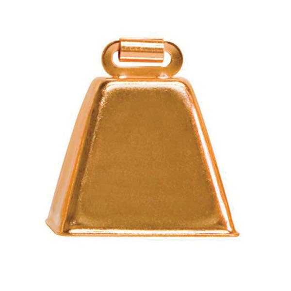 Weaver Livestock Cow Bell, 1-3/4 in Bell, Steel, Copper
