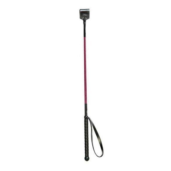 Weaver Leather Riding Bat, Black/Pink
