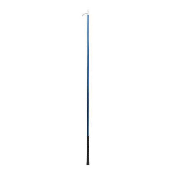 Weaver Livestock Cattle Show Stick with Handle, Rubber Handle, Comfort Grip Handle, Blue - 761271