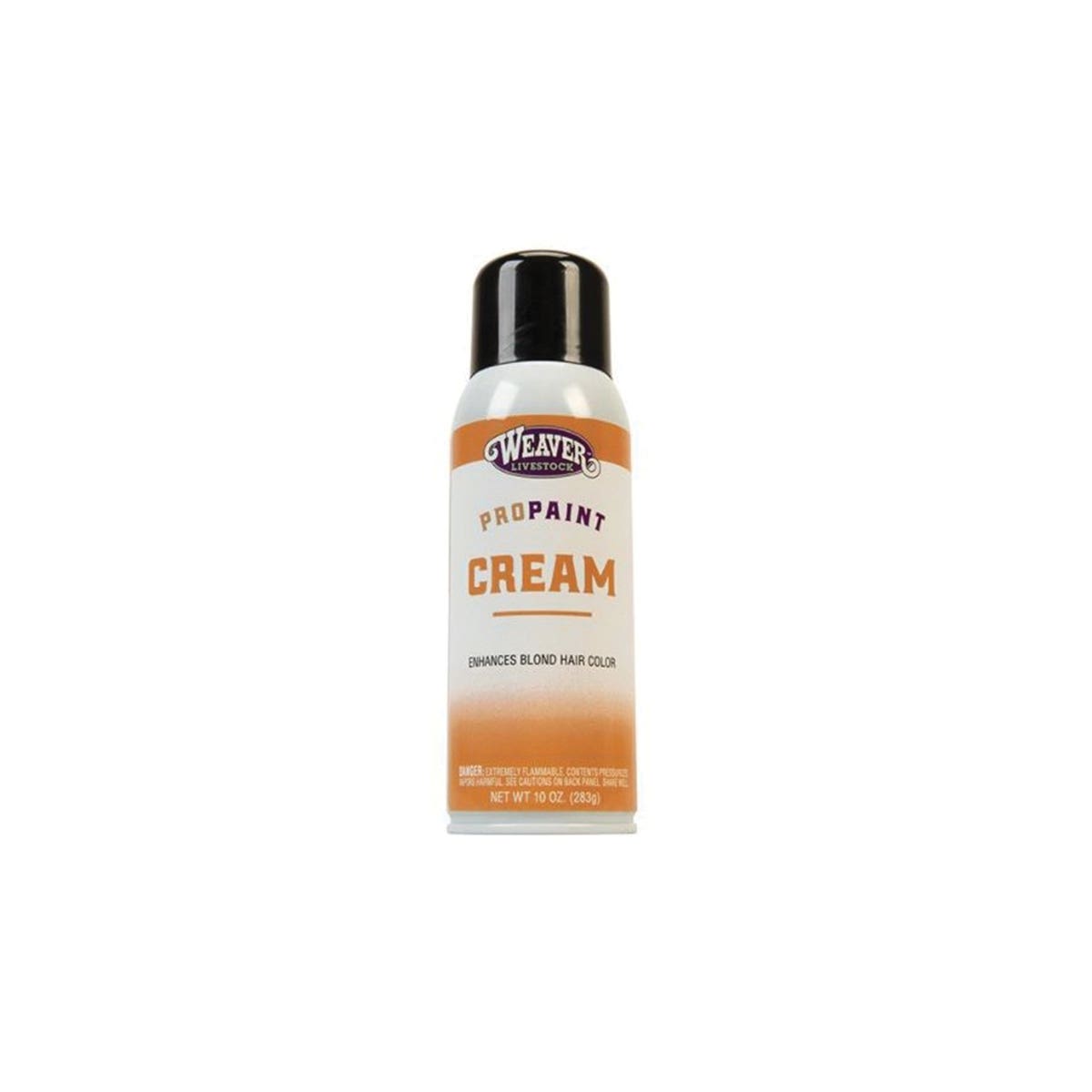 Weaver Livestock ProPaint Touch-Up Spray Paint, Aerosol, Black/Cream, 10 oz