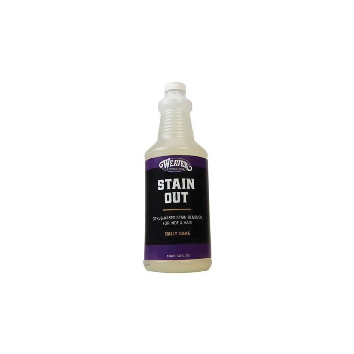 Weaver Livestock Stain Out Stain Remover, Liquid, Clear, Citrus, 1 qt