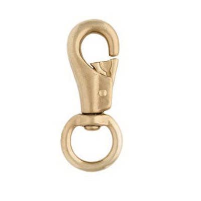 Weaver Leather Bull Snap, Barcoded, Brass