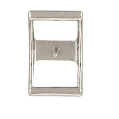Weaver Leather Conway Buckle, Barcoded, Nickel, 1/PK