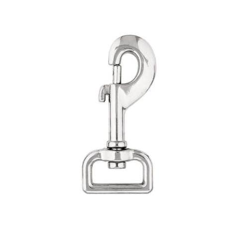 Weaver Leather Swivel Snap, Barcoded, Square, Nickel, 1 inch