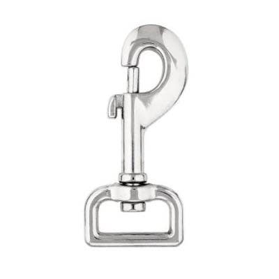 Weaver Leather Swivel Snap, Barcoded, Square, Nickel, 3/4 inch