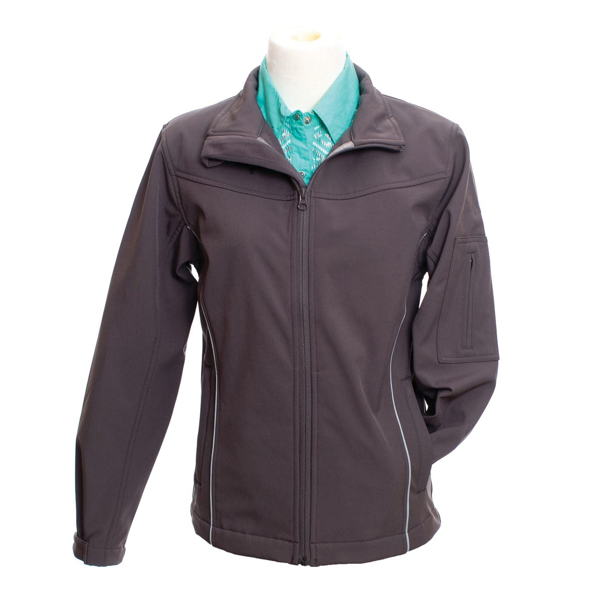 Wyoming Traders Cheyenne Series Jacket, XL, Fabric, Charcoal, Zipper