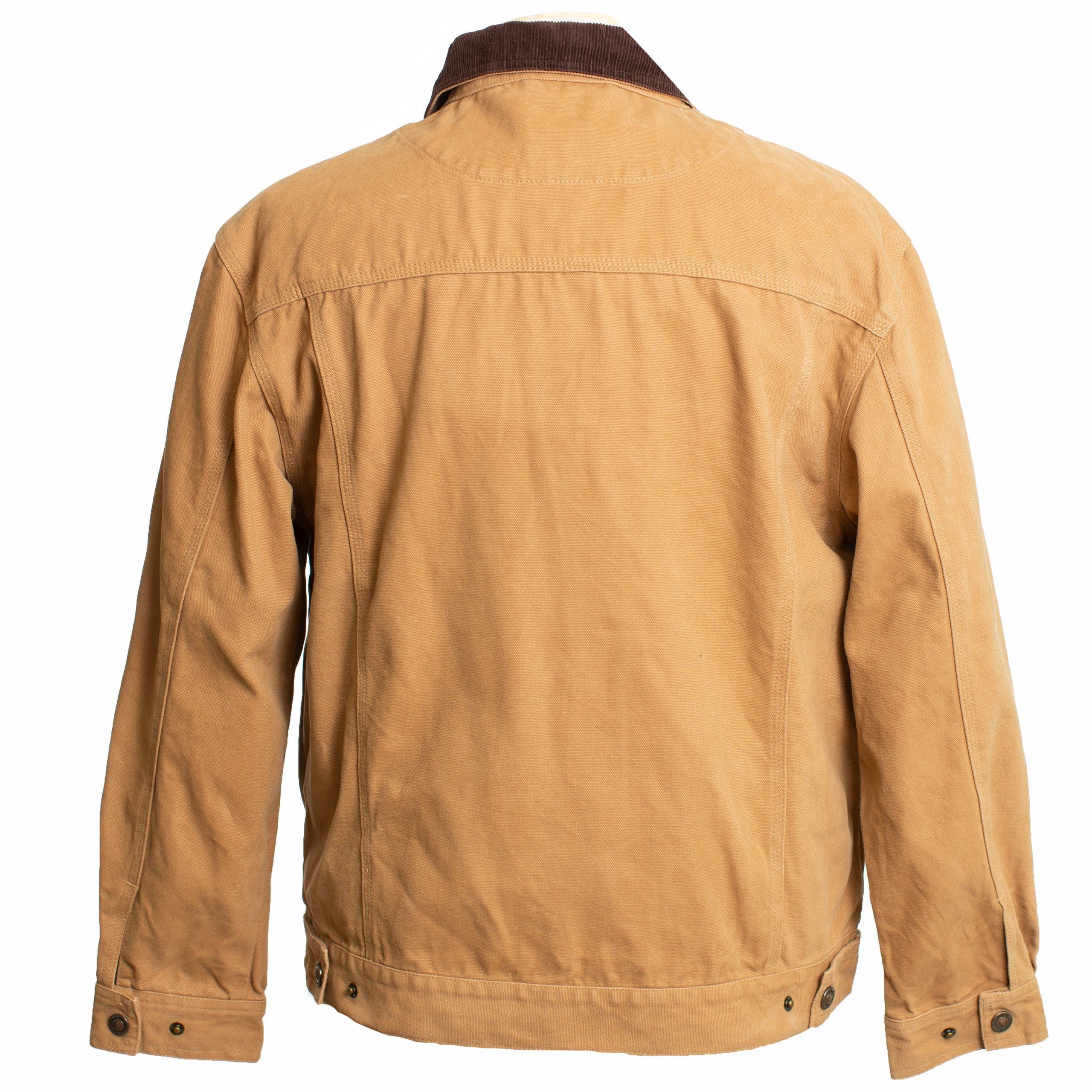 Wyoming Traders Chisum Concealed Carry Jacket, XL, Cotton Canvas, Tan, Button, Snap