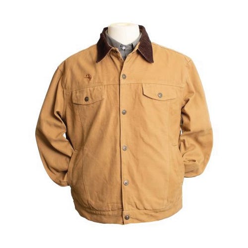 Wyoming Traders Chisum Concealed Carry Jacket, XL, Cotton Canvas, Tan, Button, Snap