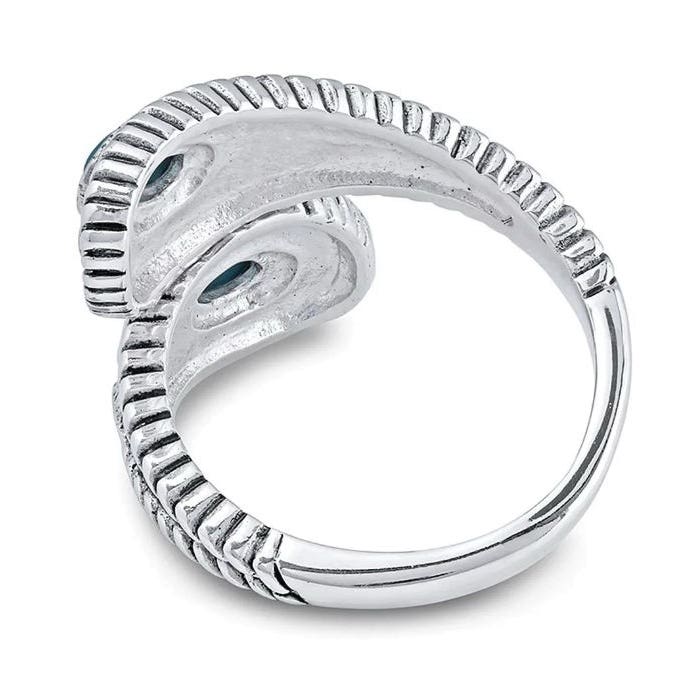 Montana Silversmiths Balancing The Whole Turquoise Open Ring
