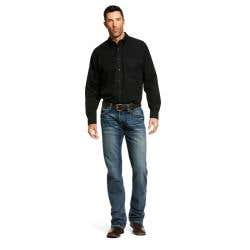 Ariat Adkins M5 Series Jeans, 33 in, 36 in L, Lennox, Slim, Straight, Stretchable