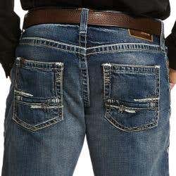 Ariat Adkins M5 Series Jeans, 36 in, 32 in L, Lennox, Slim, Straight, Stretchable