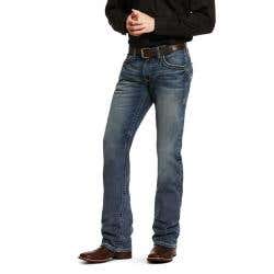 Ariat Adkins M5 Series Jeans, 36 in, 32 in L, Lennox, Slim, Straight, Stretchable