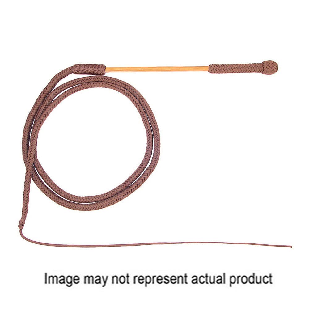 Mustang Manufacturing 3111-8 Drover Whip, Brown, 8 ft OAL