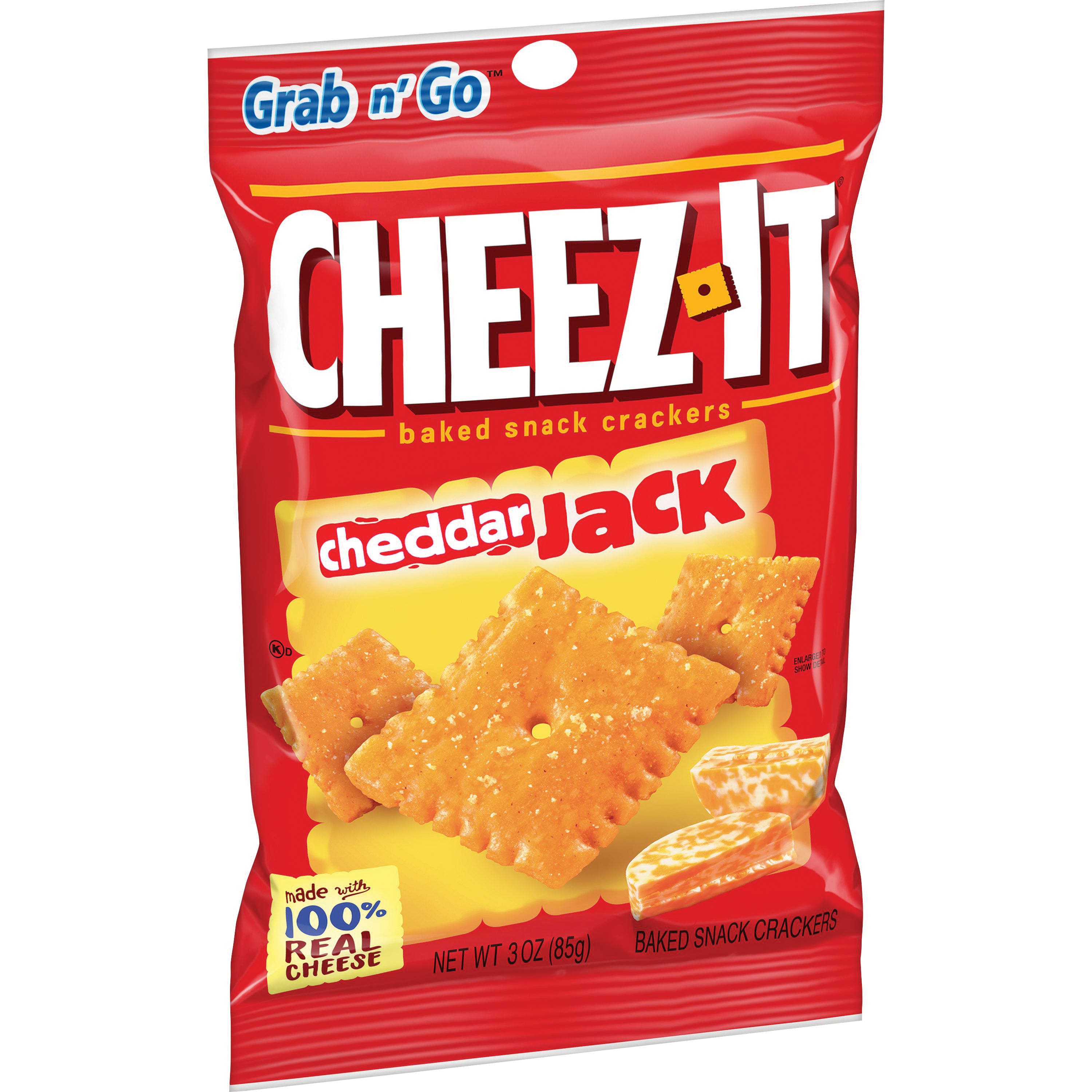 Cheez-It Snack Cracker, Cheddar Jack, 3 oz
